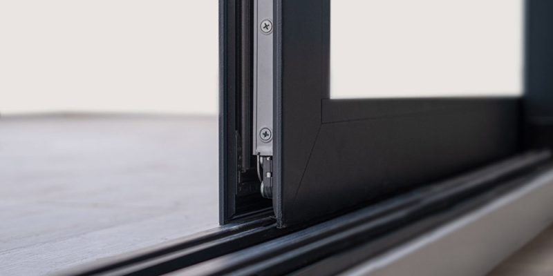 Baies vitrées aluminium grande ouverture terrasse