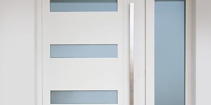 porte pvc entrée maison isolation